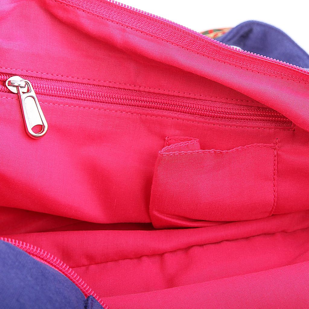 Сумка хлопок с декор. отделкой № АВ4537 - Ганг фото 4