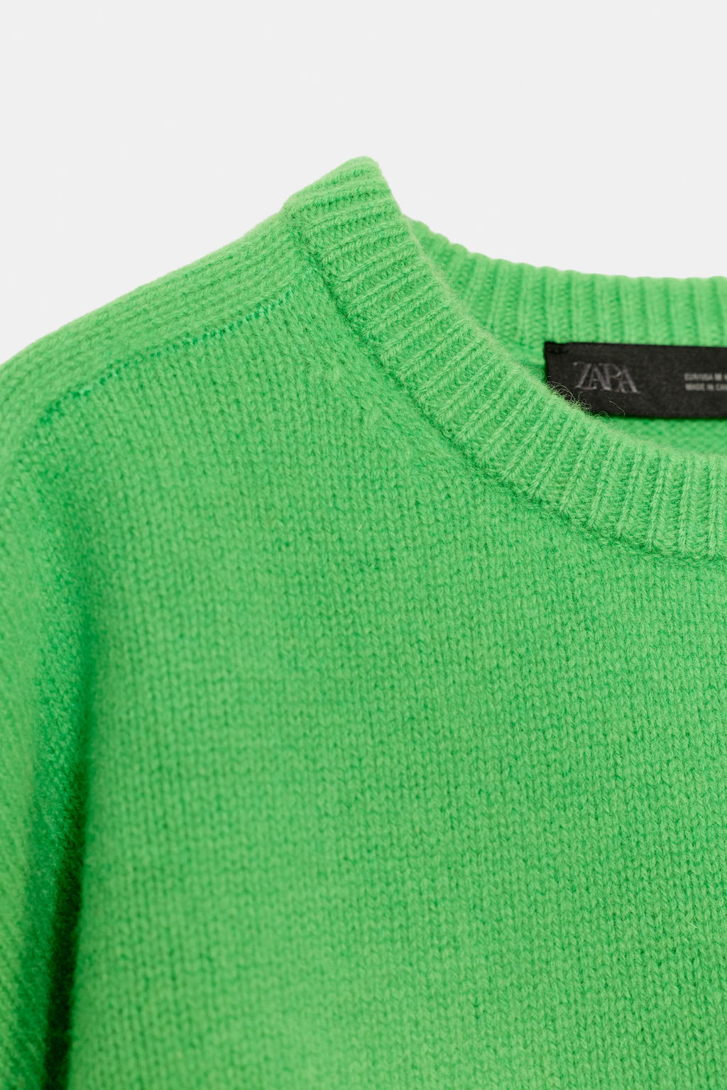 100% WOOL HAMMER SLEEVE JUMPER - Zara фото 12