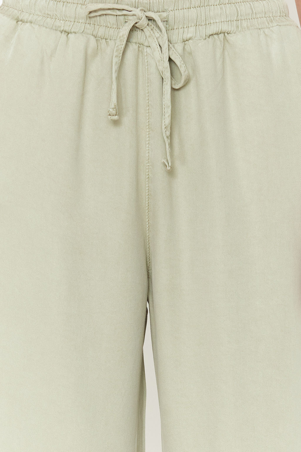 Mint %100 Tencel Beli Lastikli Yuksek Bel Culotte Jeans TWOSS24JE00285 - Trendyolmilla фото 4