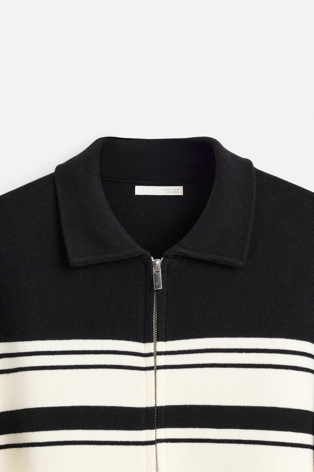 ZIP-UP KNIT JACKET - Zara фото 10