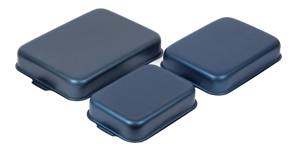 АП_AZURE (Сатин) Набор противней (190*250мм.230*300мм.270*350мм)без крышки а/п арт.63034 Калитва