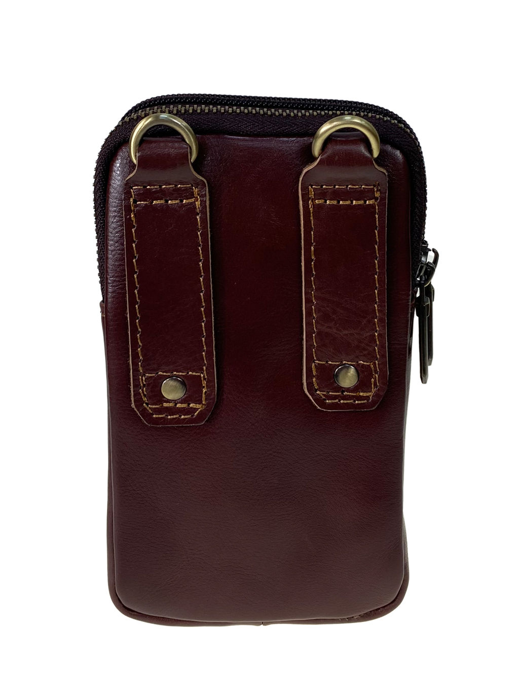 Сумка мужская из натуральной кожи, цвет коричневый - Greta фото 2