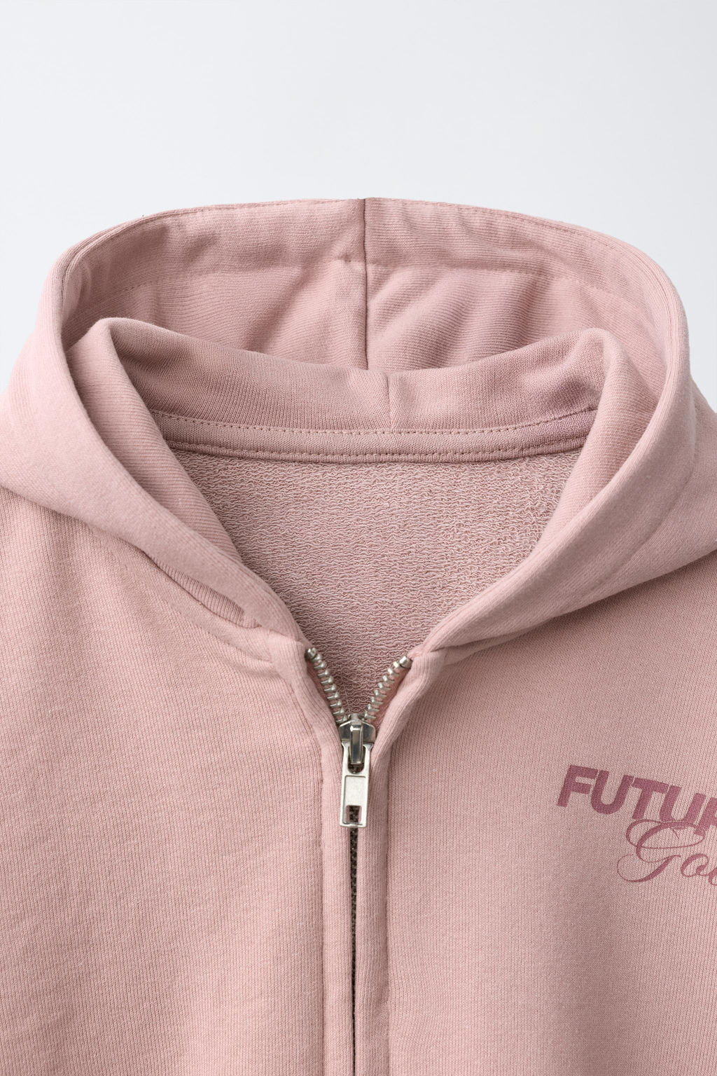 SUDADERA CAPUCHA PARCHE ESTRELLA / Rosa - Zara фото 4
