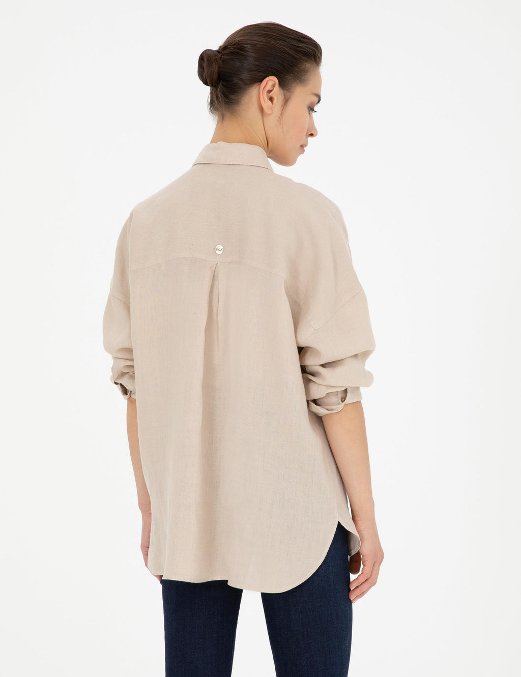 Kum Oversize Keten G_mlek - Pierre cardin фото 5