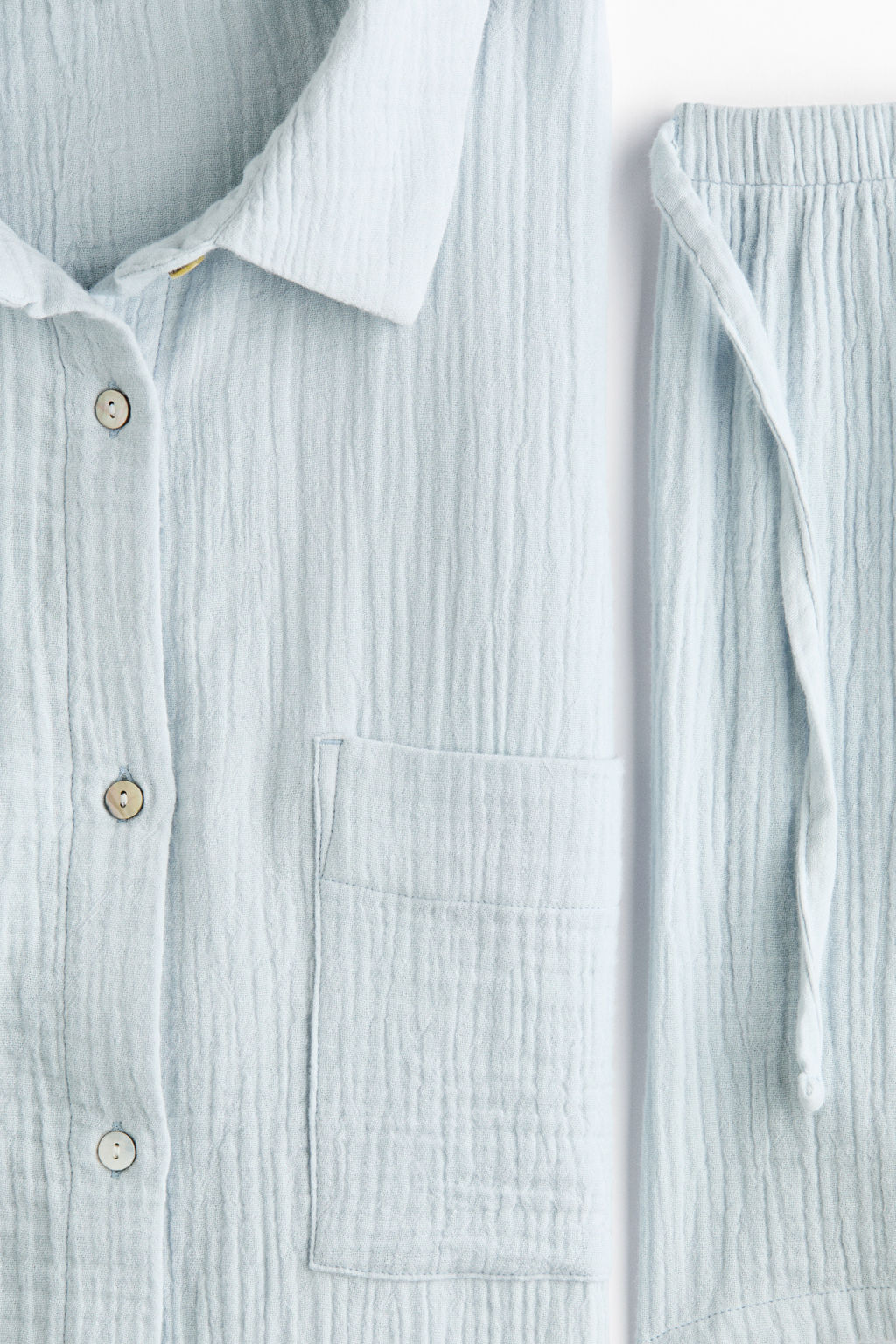 Camisa y pantal?n corto de pijama - H&m фото 17