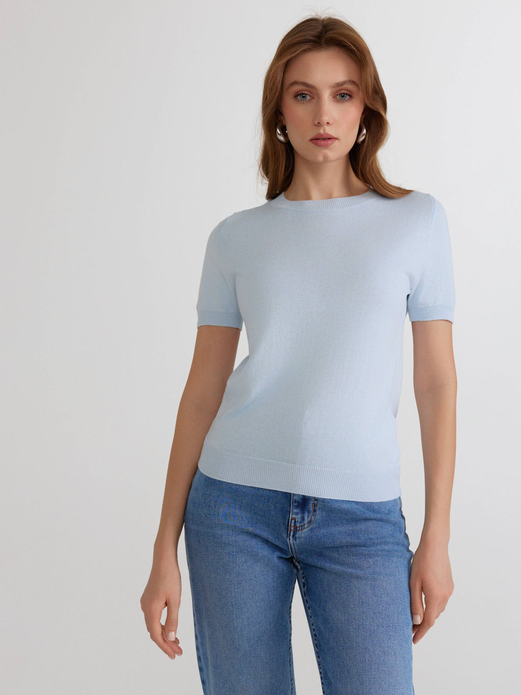 CONTE LDK2452 Джемпер женский light blue