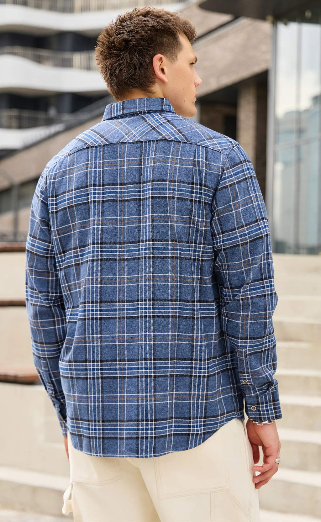 Рубашка F521-0460 grey - Fine joyce фото 7