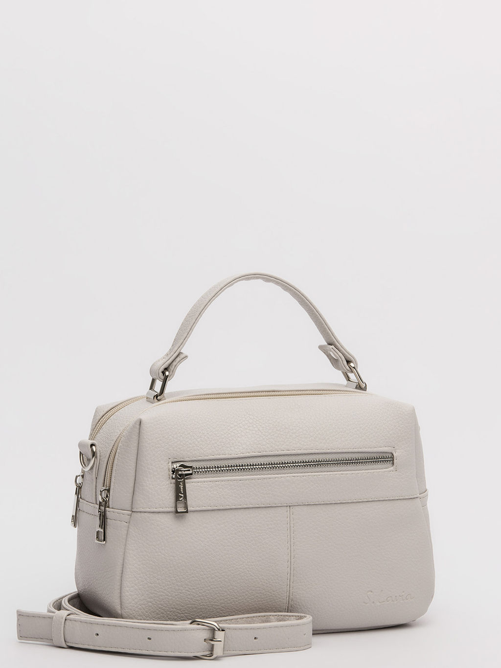 Светло-бежевый саквояж S.Lavia  фото 14