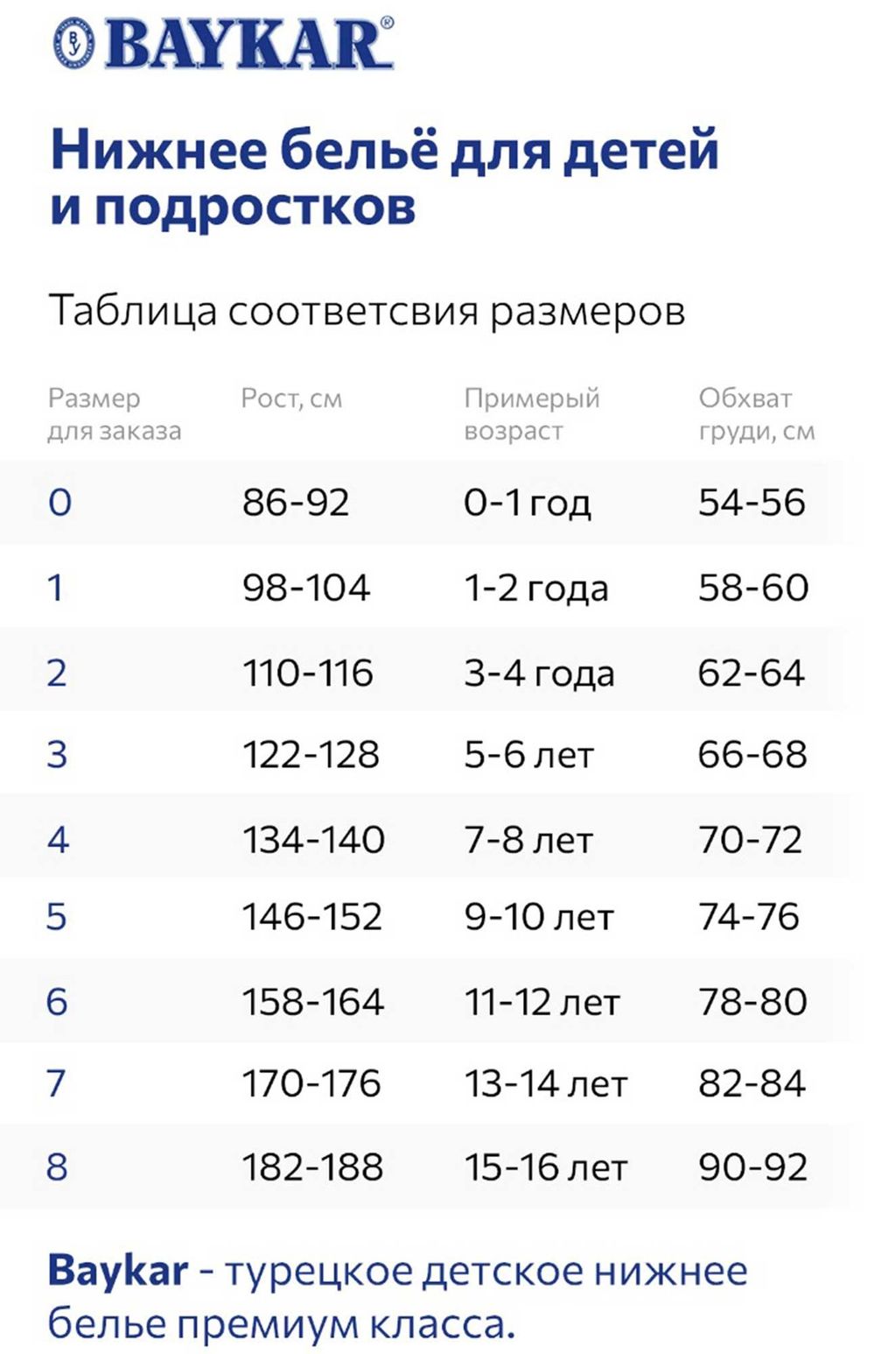 Хлопковые трусы-боксеры для мальчика Baykar