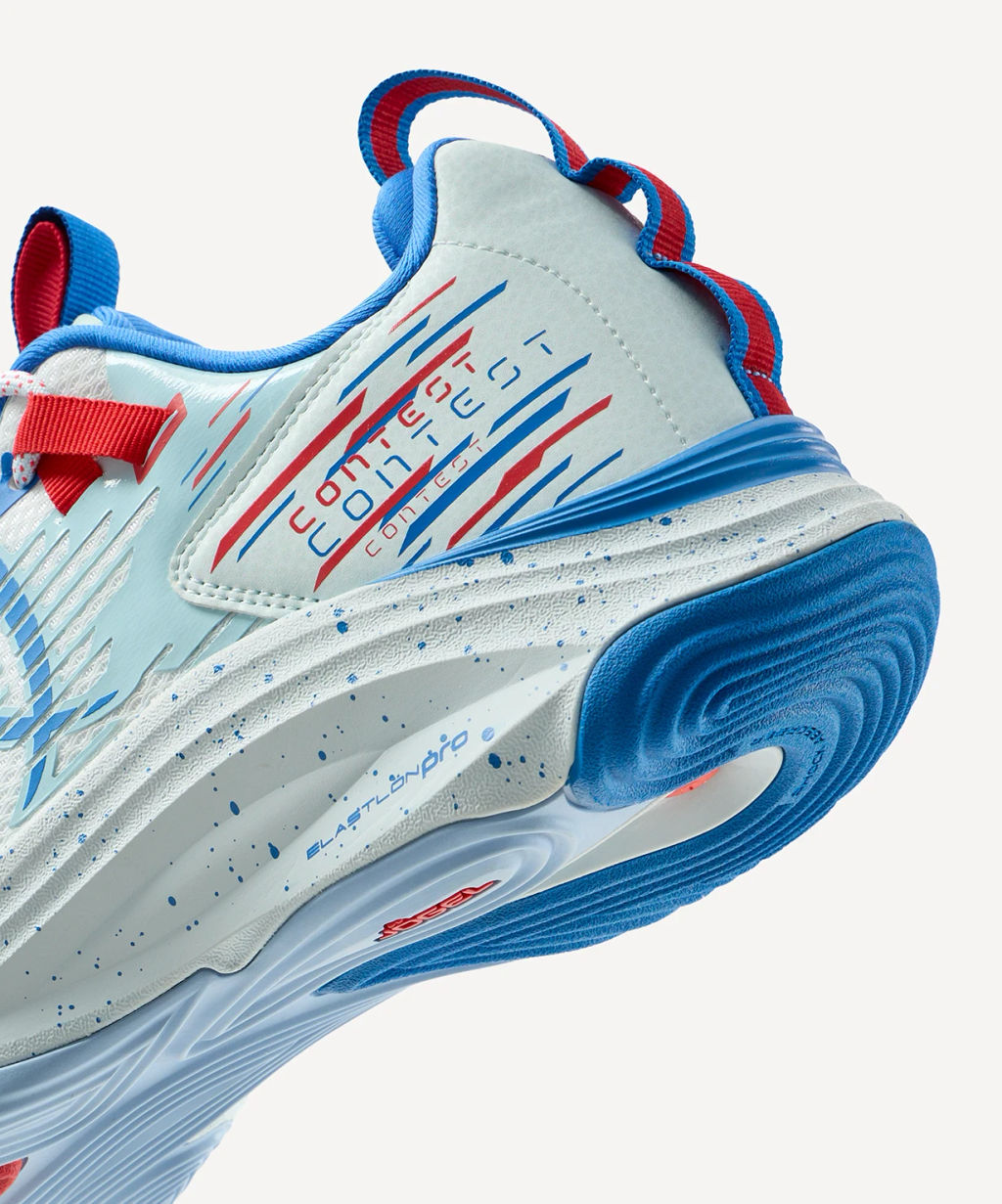 Кроссовки баскетбольные JOGEL Contest, голубой/красный  фото 6