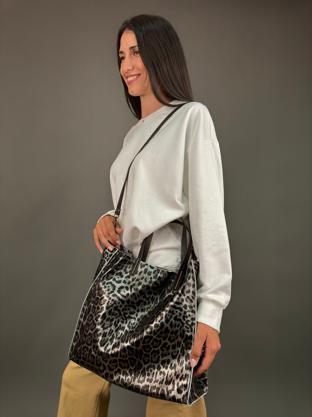 Сумка женская из телячьей кожи