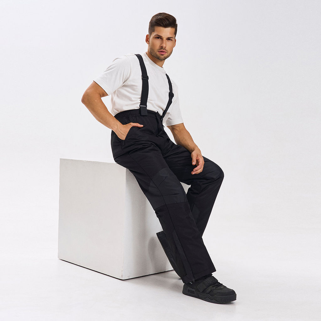 Полукомбинезон мужской зима М-302/1 Чёрный - Rodos фото 21