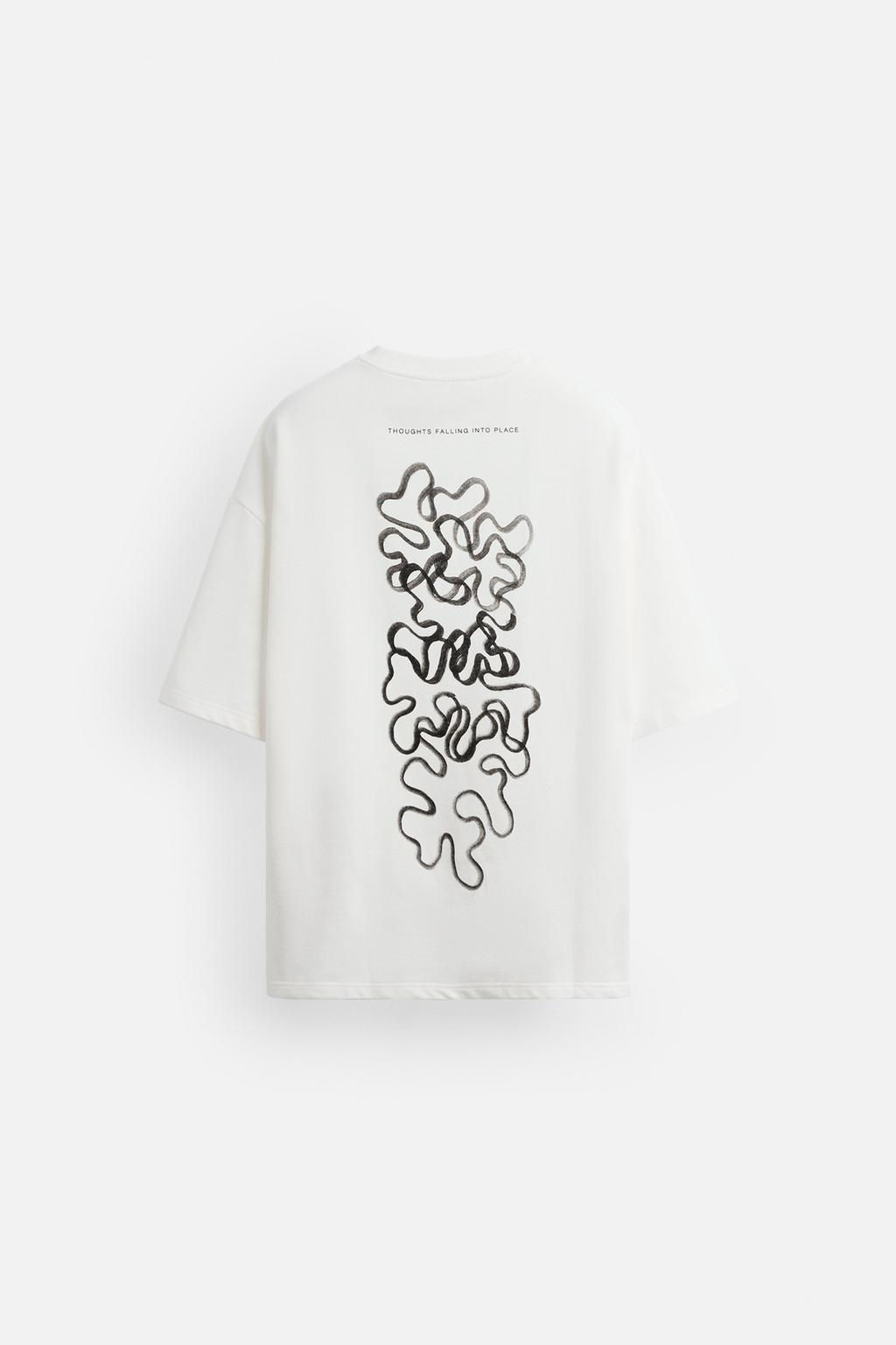 CONTRAST PRINTED SWEATSHIRT - Zara фото 9