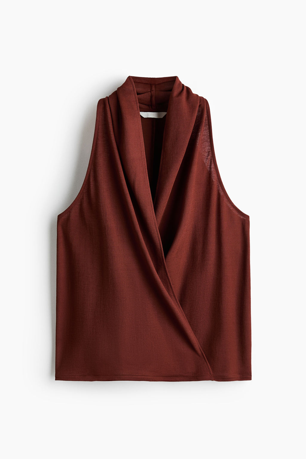 Top cruzado con cuello esmoquin - H&m фото 3