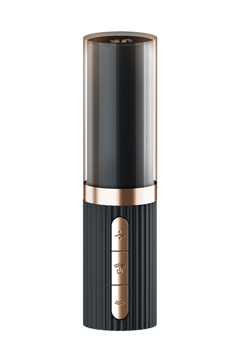 Мини-вибратор с 3D пульсацией Satisfyer Deep Kiss с USB-C зарядкой, силикон, ABS, чёрный, 11,4 см