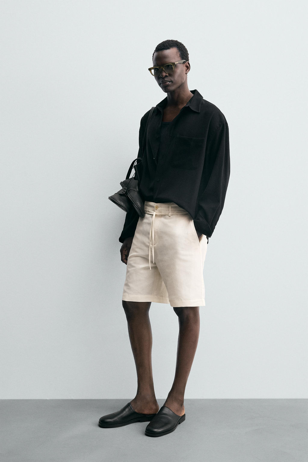 BERMUDA SHORTS WITH CORD - Zara фото 4