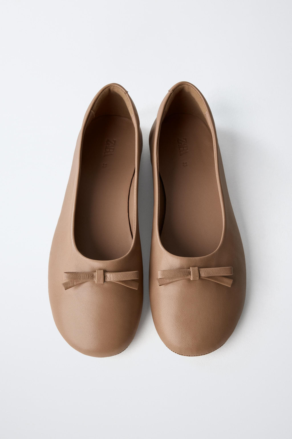 LEATHER BALLERINAS LIMITED EDITION - Zara фото 4