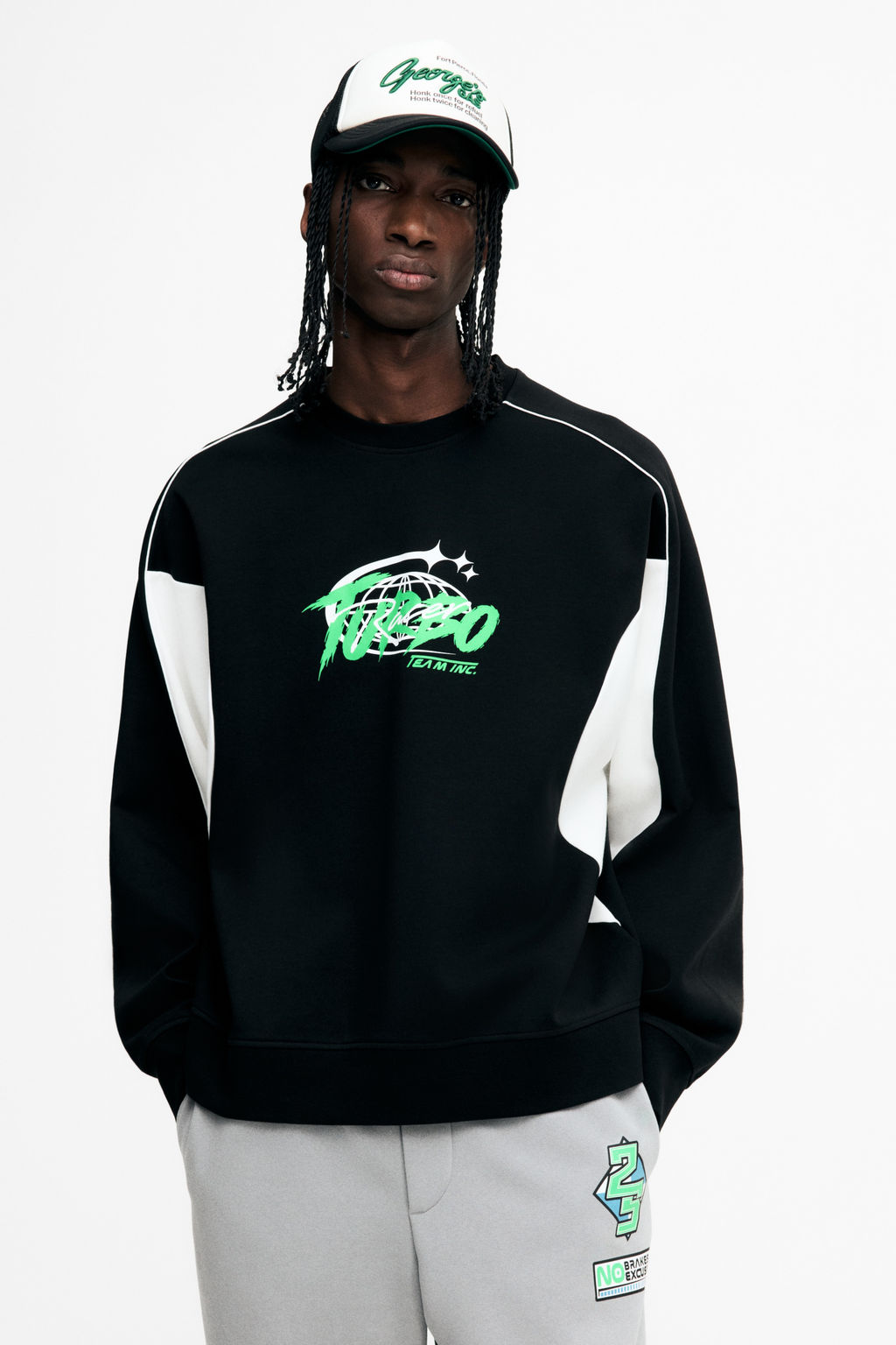 Sudadera efecto neopreno Loose Fit - H&m фото 2
