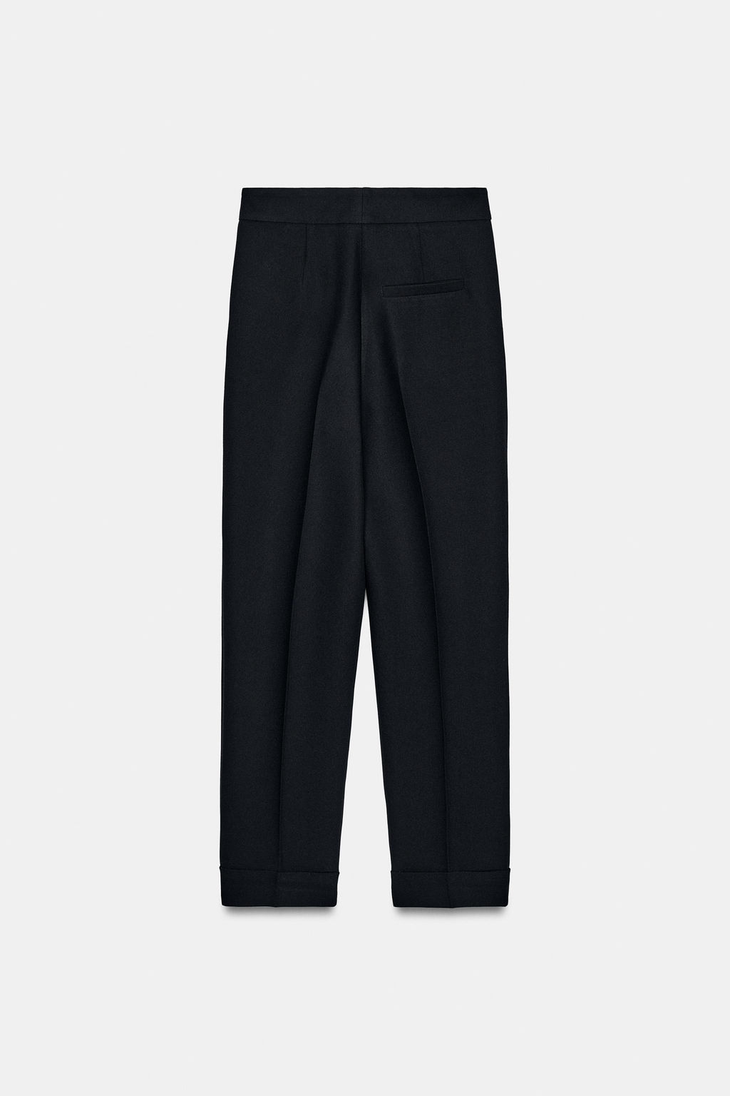 PLEATED TROUSERS WITH TURN-UP HEM - Zara фото 8