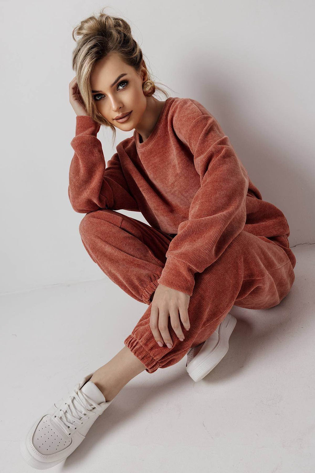 Блузка женская 4465В/03/Терракотовый