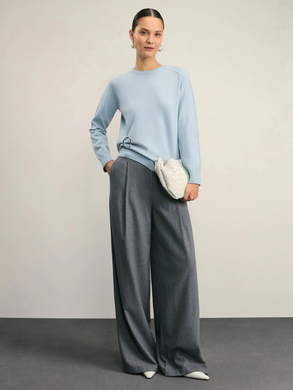 Джемпер с круглой горловиной / Zarina  фото 2