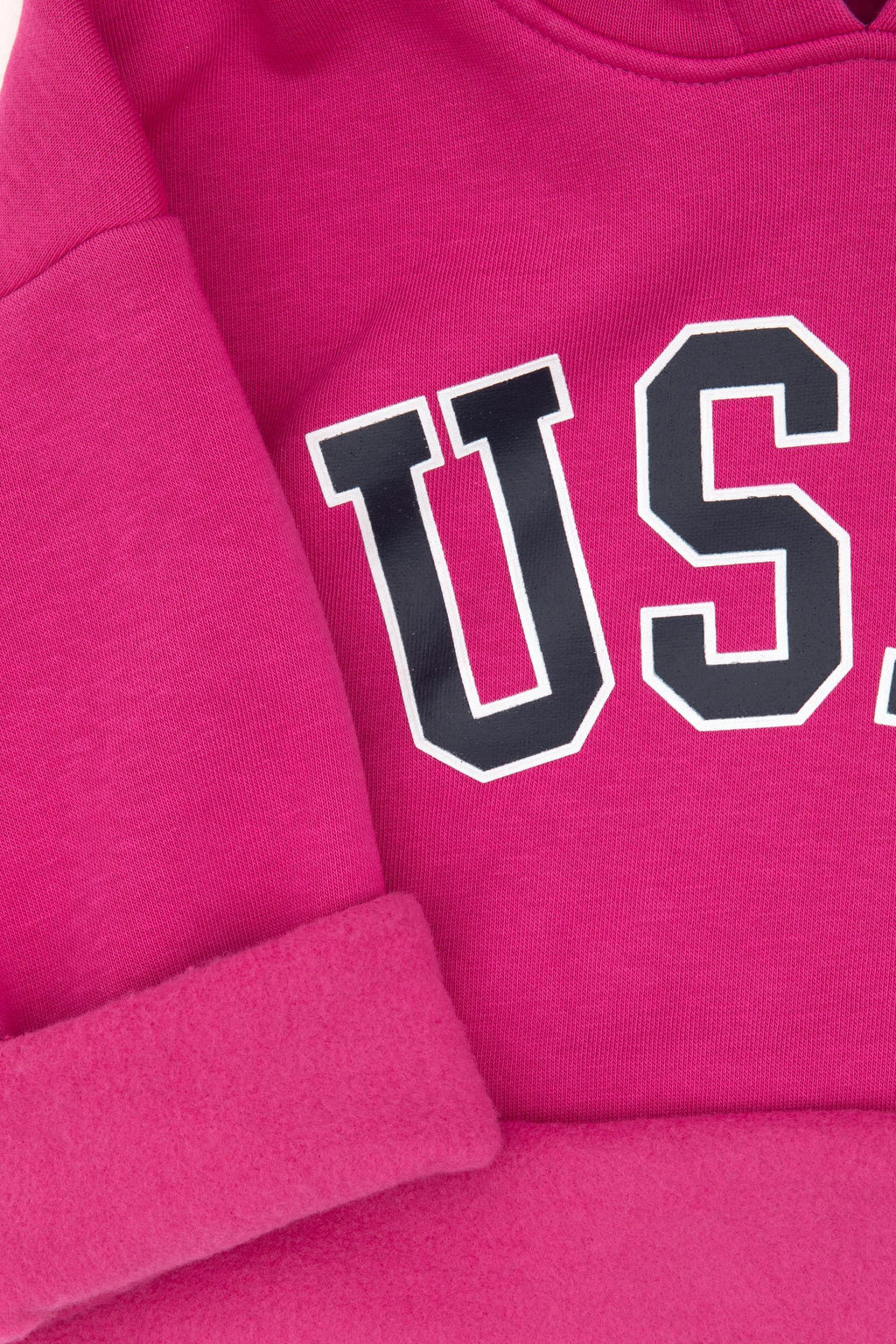 K_z _ocuk Pembe Sweatshirt Sepette S_rpriz _ndirim - U.s. polo assn фото 3