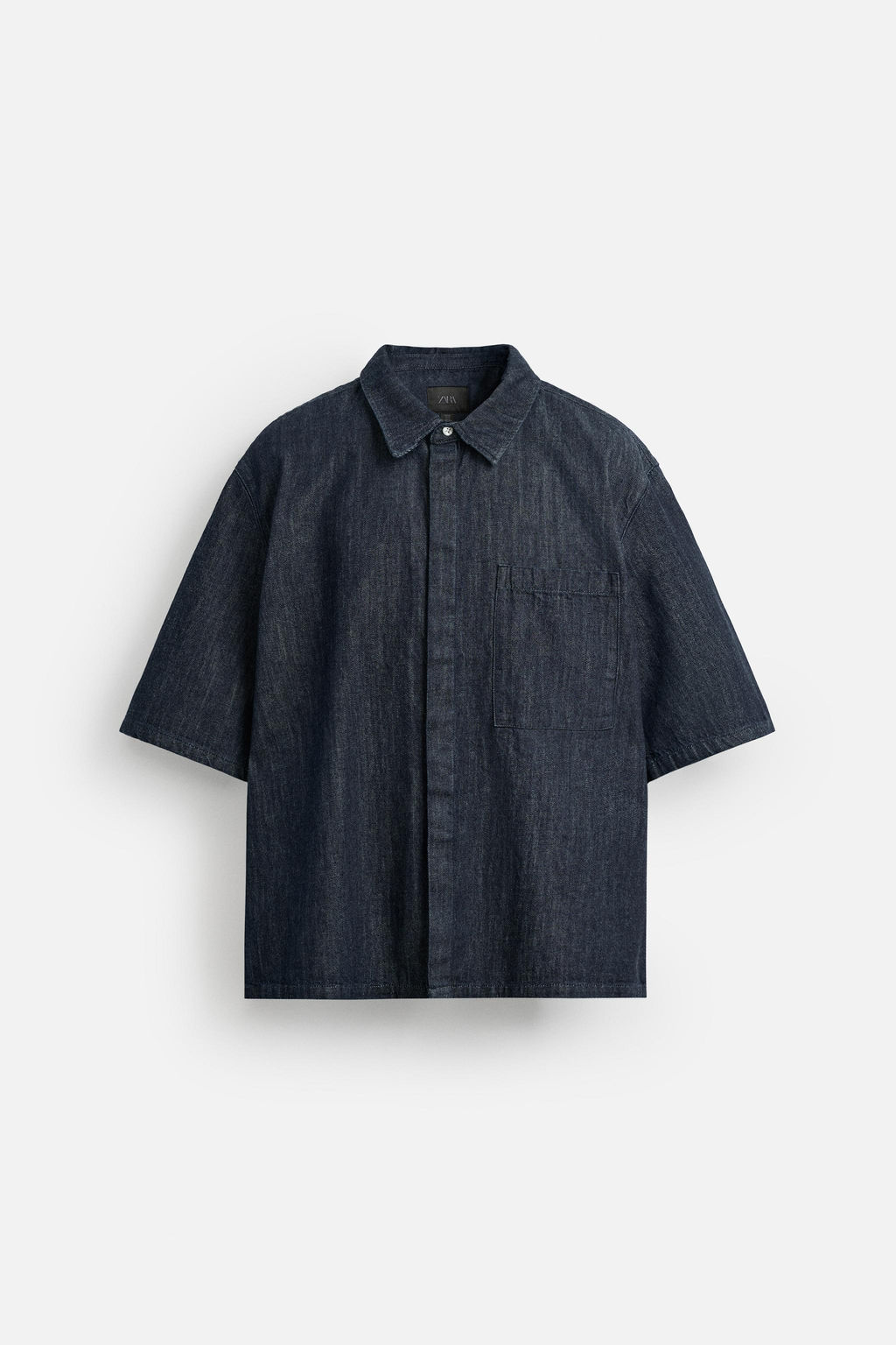 RELAXED FIT DENIM SHIRT - Zara фото 15