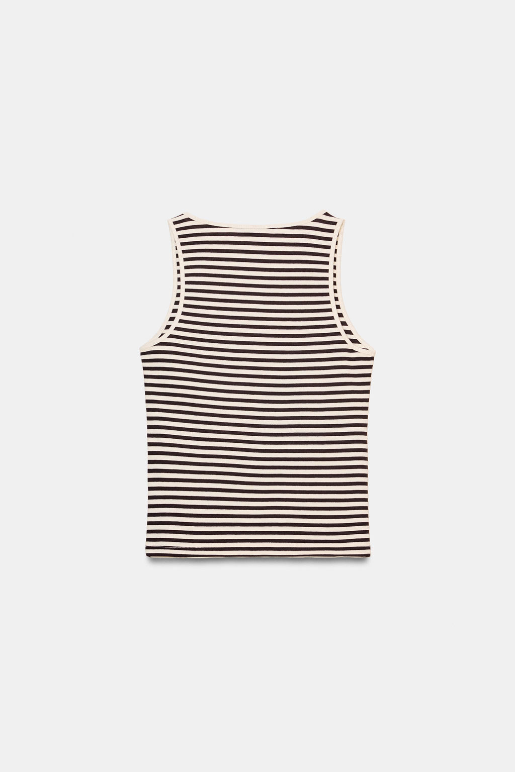 STRIPED SLEEVELESS TOP - Zara фото 5