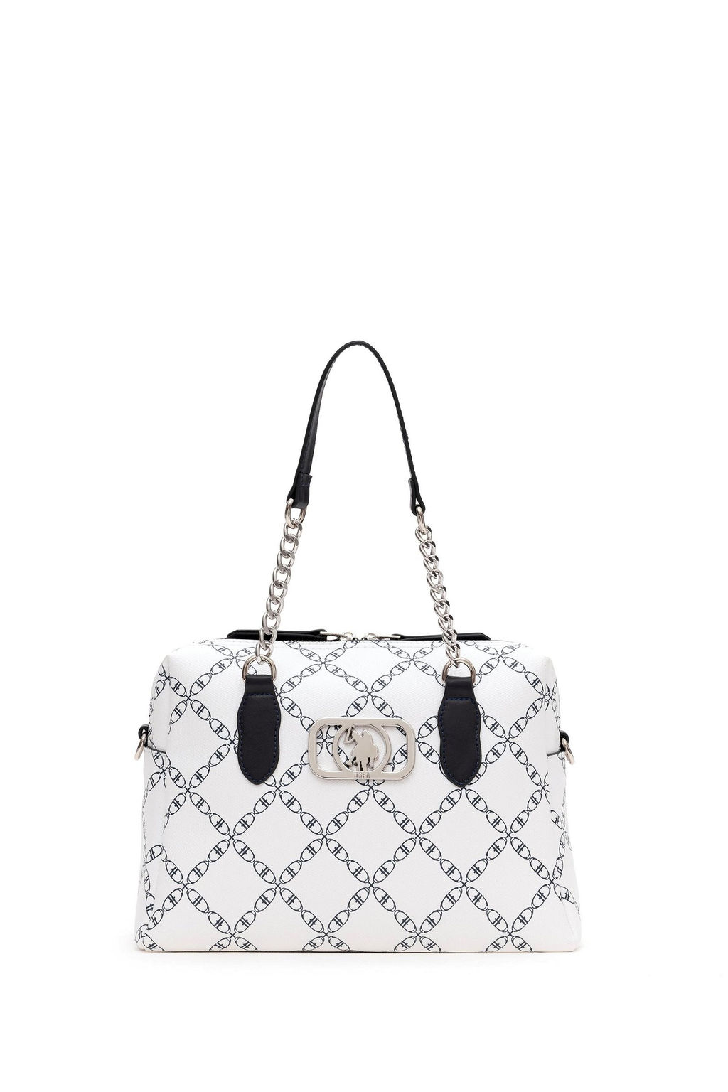 U. S. Polo Assn / Женская белая сумка через плечо - U.s. polo assn фото 3