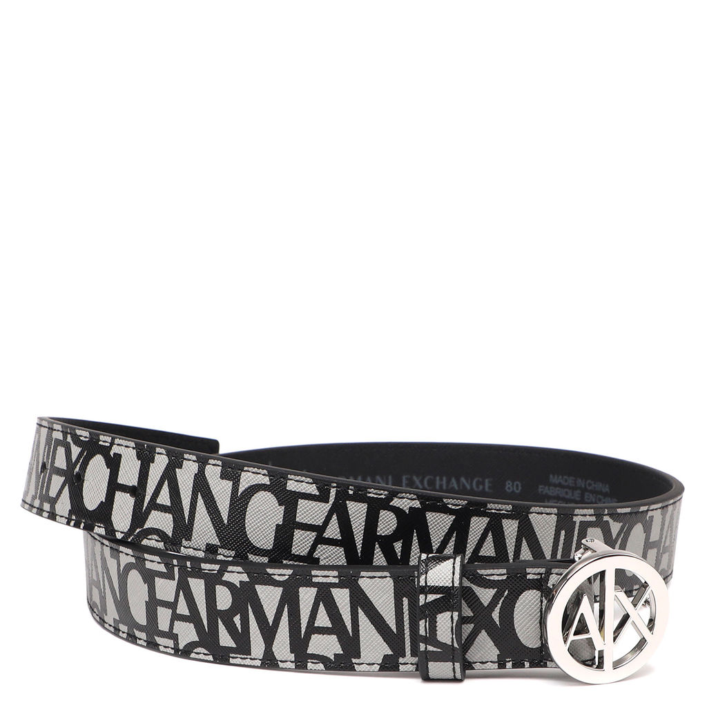 Женский ремень ARMANI EXCHANGE ESSENTIAL Артикул 3884487, серо-бежевый