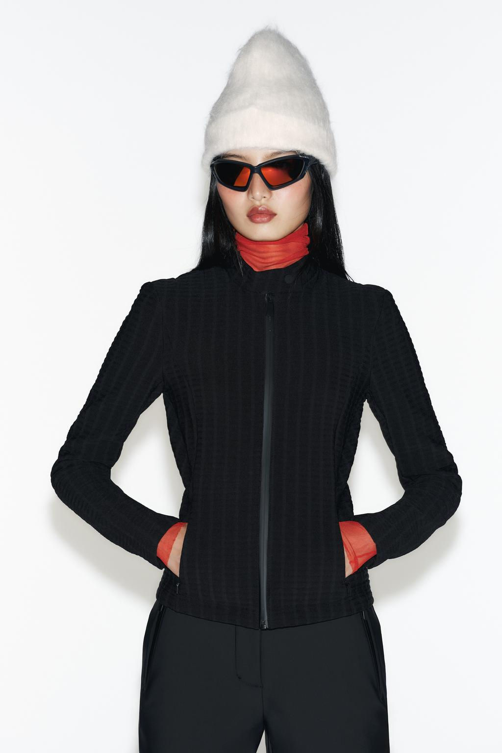 CONTRAST HOODED COAT - Zara фото 7