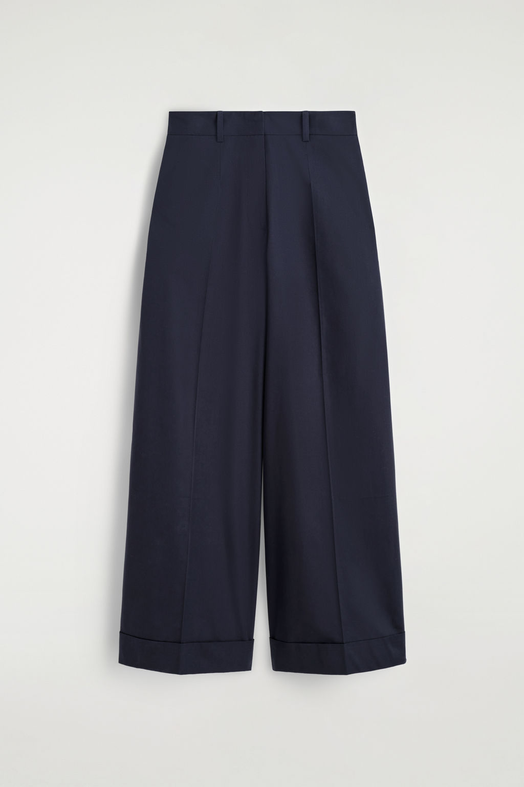 PANTAL?N WIDE LEG DE TWILL DE ALGOD?N