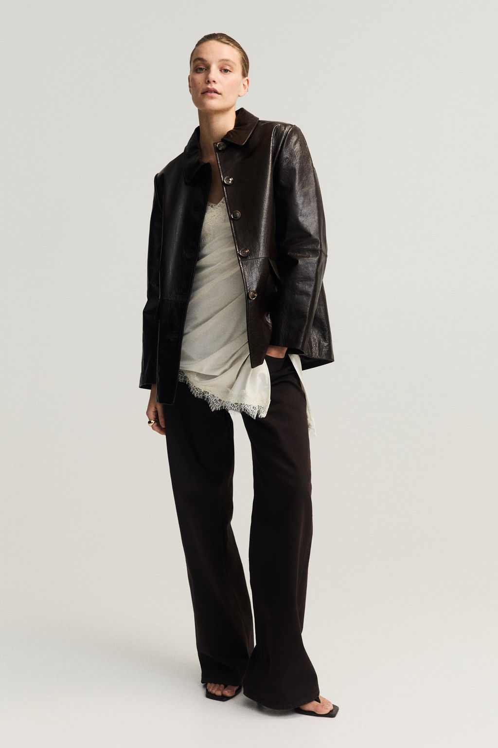 Wide High Waist Jeans - H&m фото 18