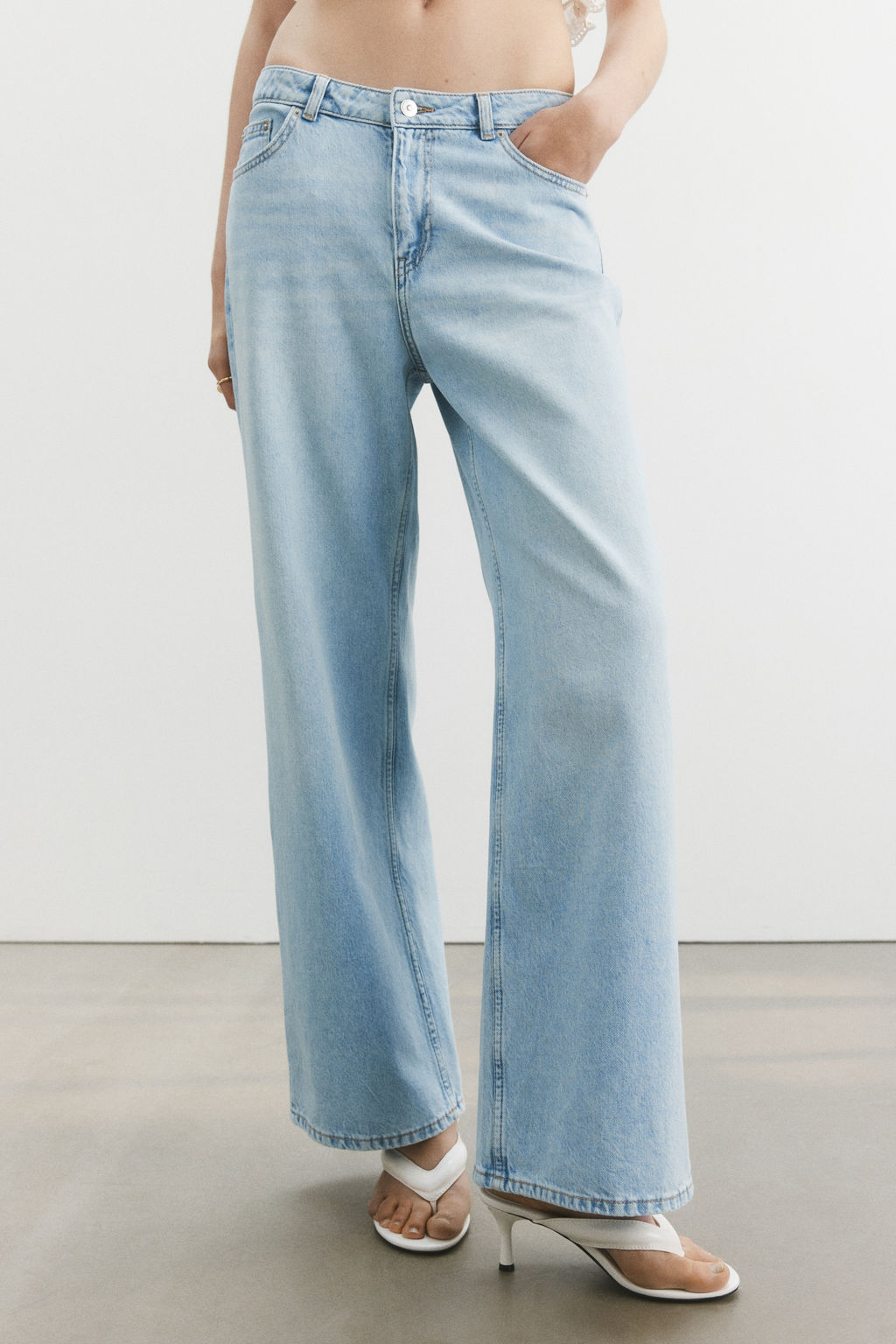 Baggy Regular Waist Jeans - H&m фото 8
