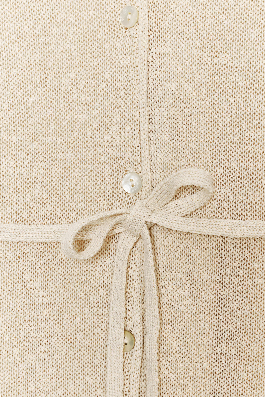LINEN BLEND CARDIGAN - Zara фото 6