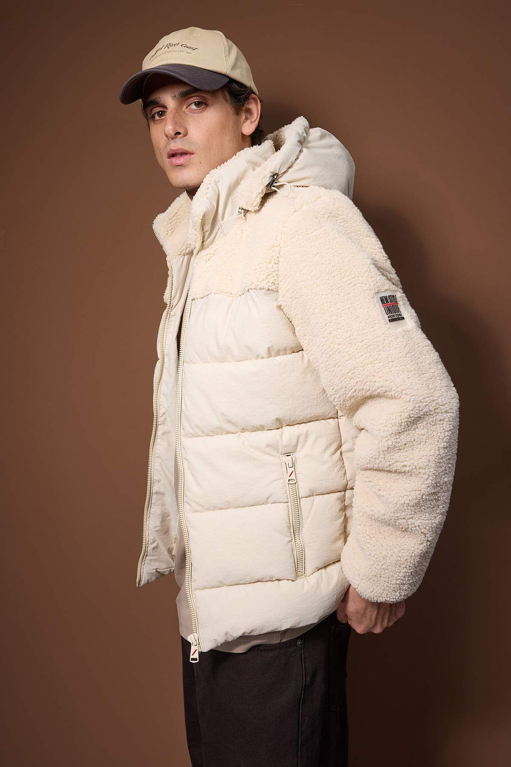 Bej Regular Erkek Mont TMNAW26MO00035 - Trendyolmilla фото 7