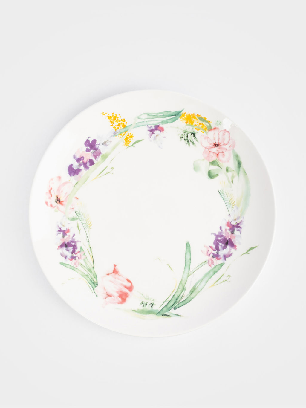 Сервиз обеденный, 6 перс, 18 пр, фарфор P, белый, Акварельные цветы, Bouquet - Anna lafarg фото 2