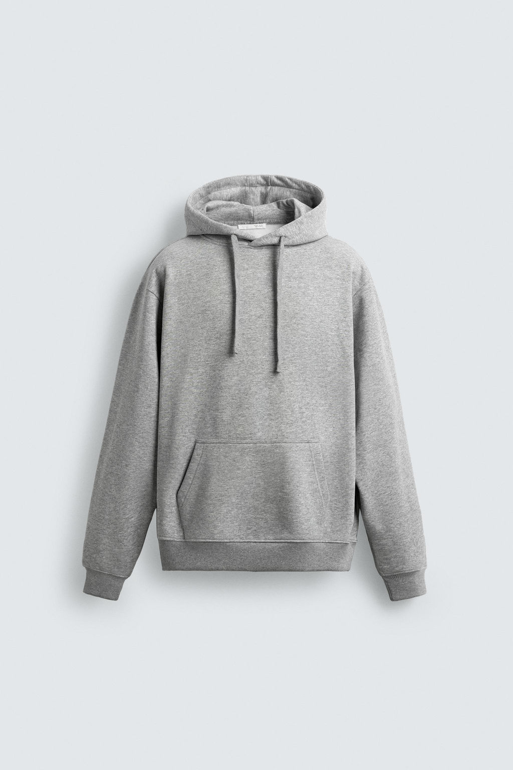 SUDADERA CAPUCHA HEAVYWEIGHT B?SICA / Gris vigor? - Zara фото 7