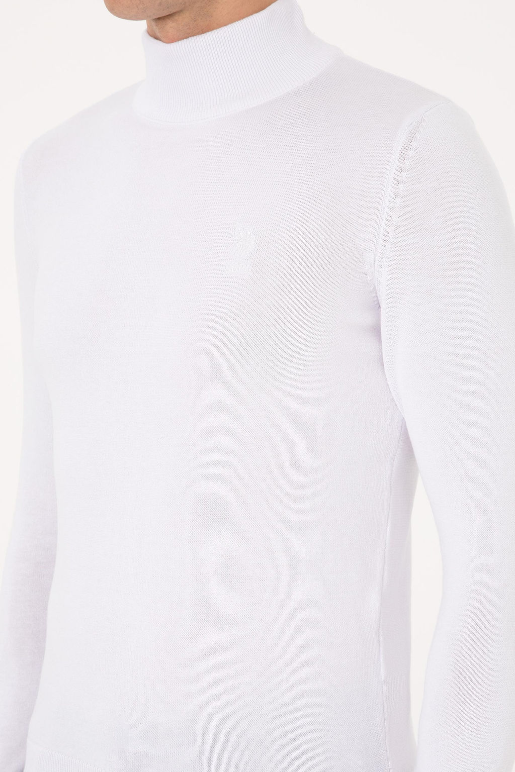 Erkek Beyaz Basic Kazak - U.s. polo assn фото 7