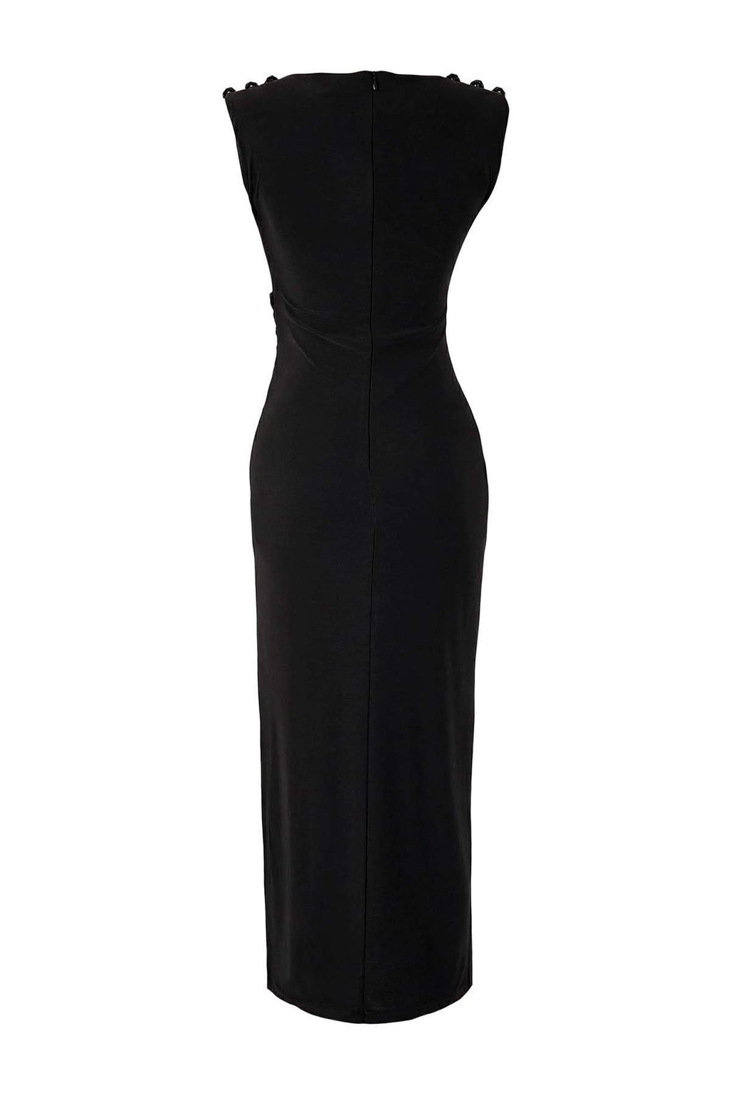 Siyah Duz Orme Sandy Maxi Astarl? Mezuniyet/Balo Elbise - Trendyolmilla фото 3