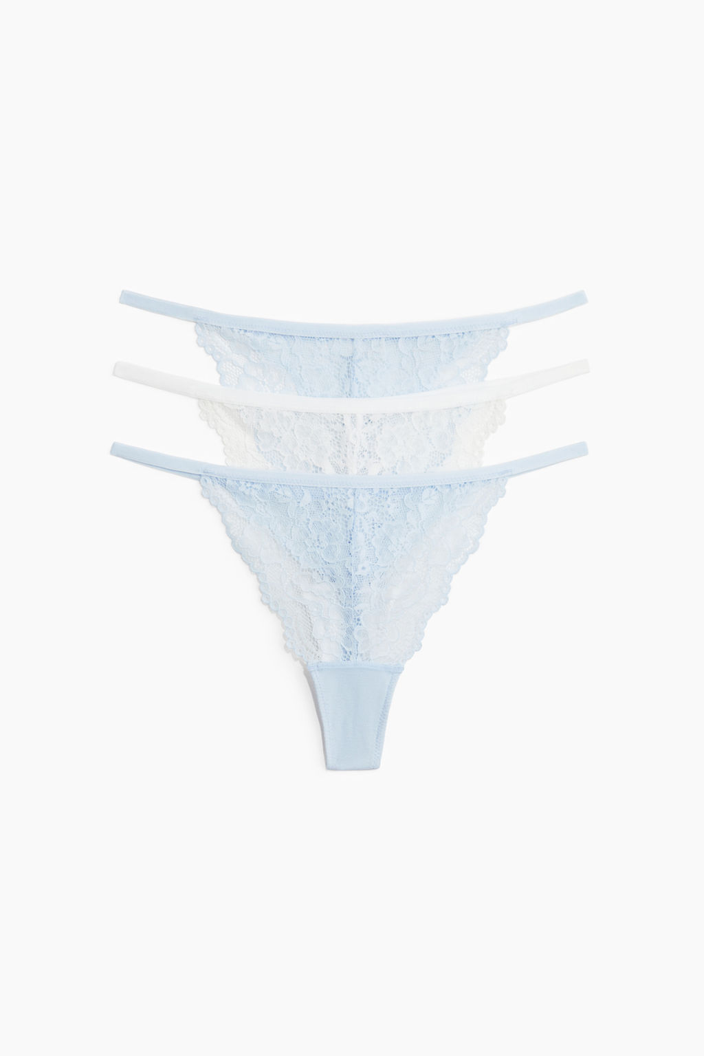 Pack de 3 bragas Thong de encaje - H&m фото 13
