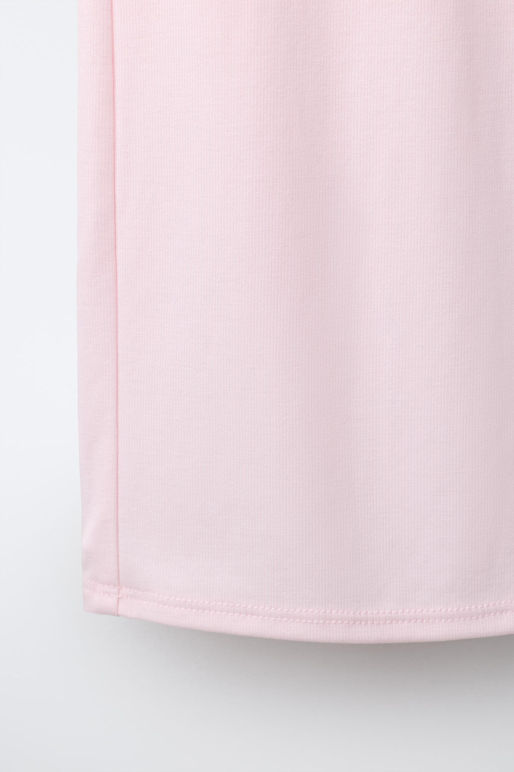 PANTAL?N FLARE CON VUELTA Y FRUNCE / Rosa pastel - Zara фото 4