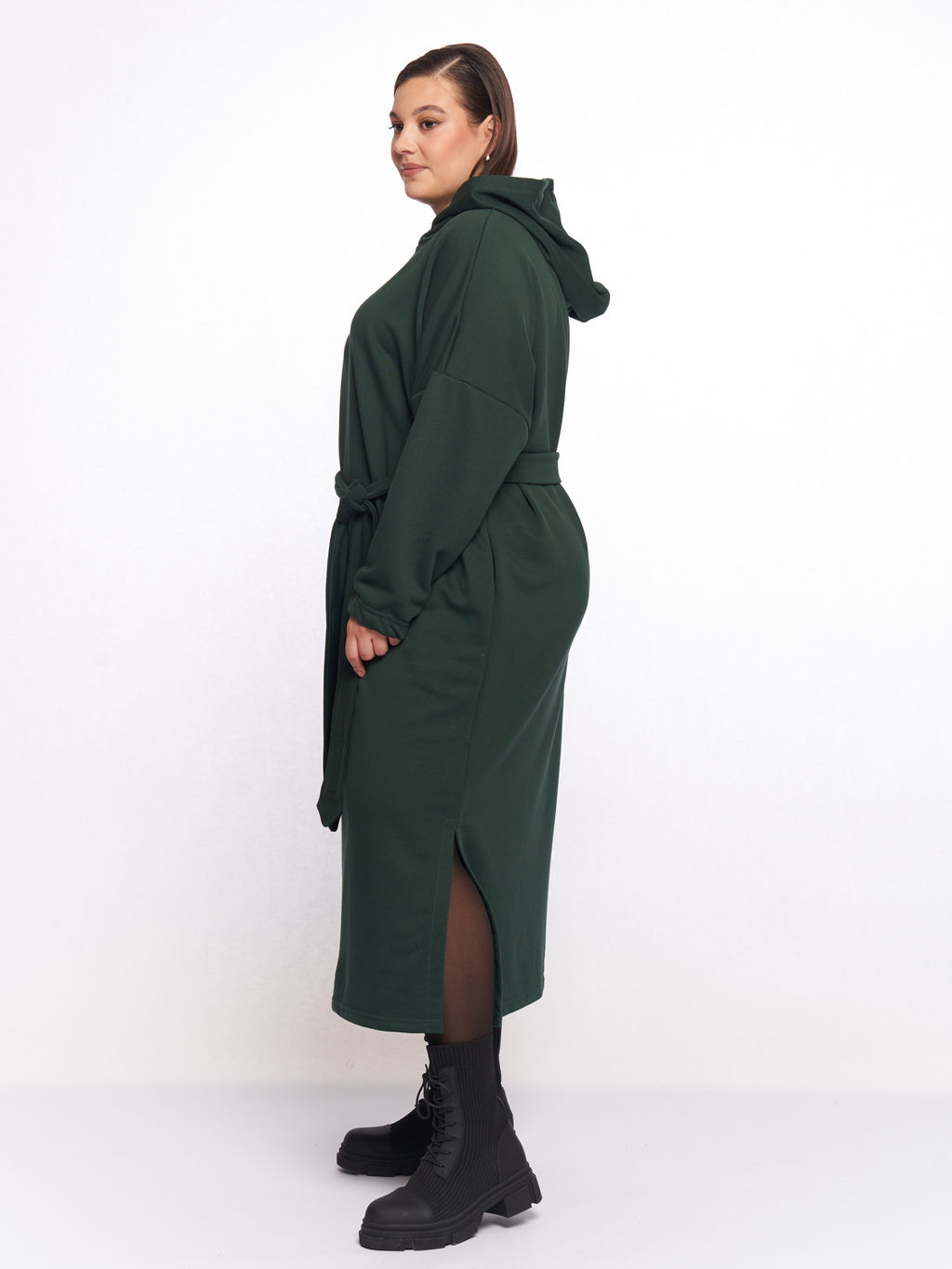 Платье с капюшоном PP83502GRN45