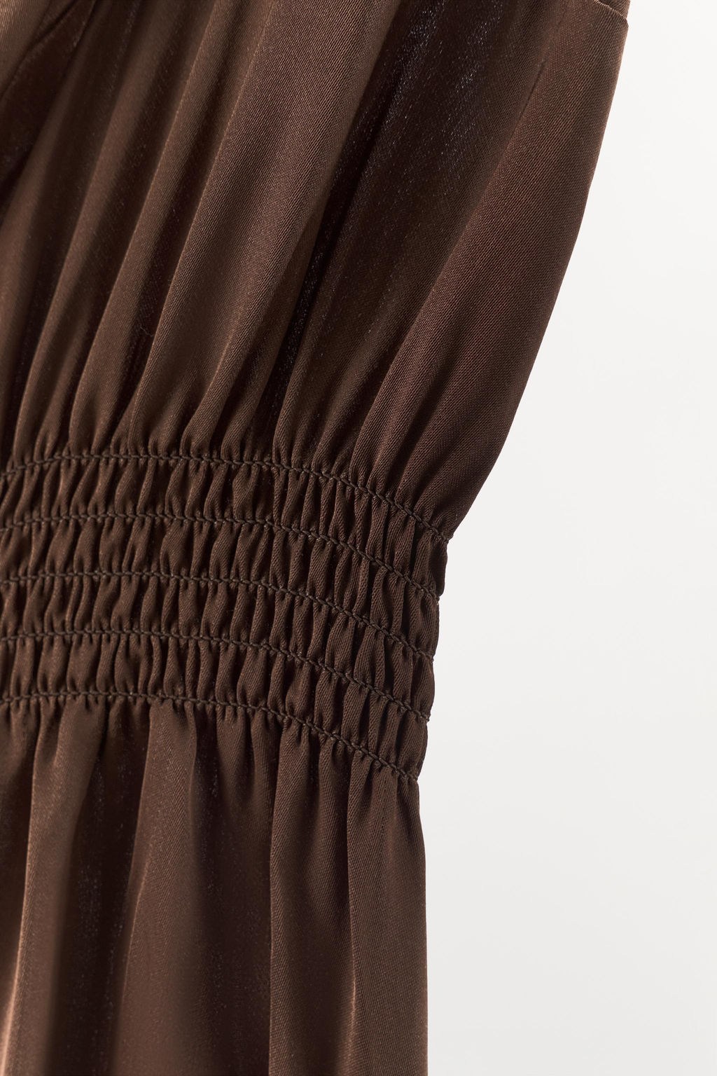 GATHERED SATIN DRESS - Zara фото 6