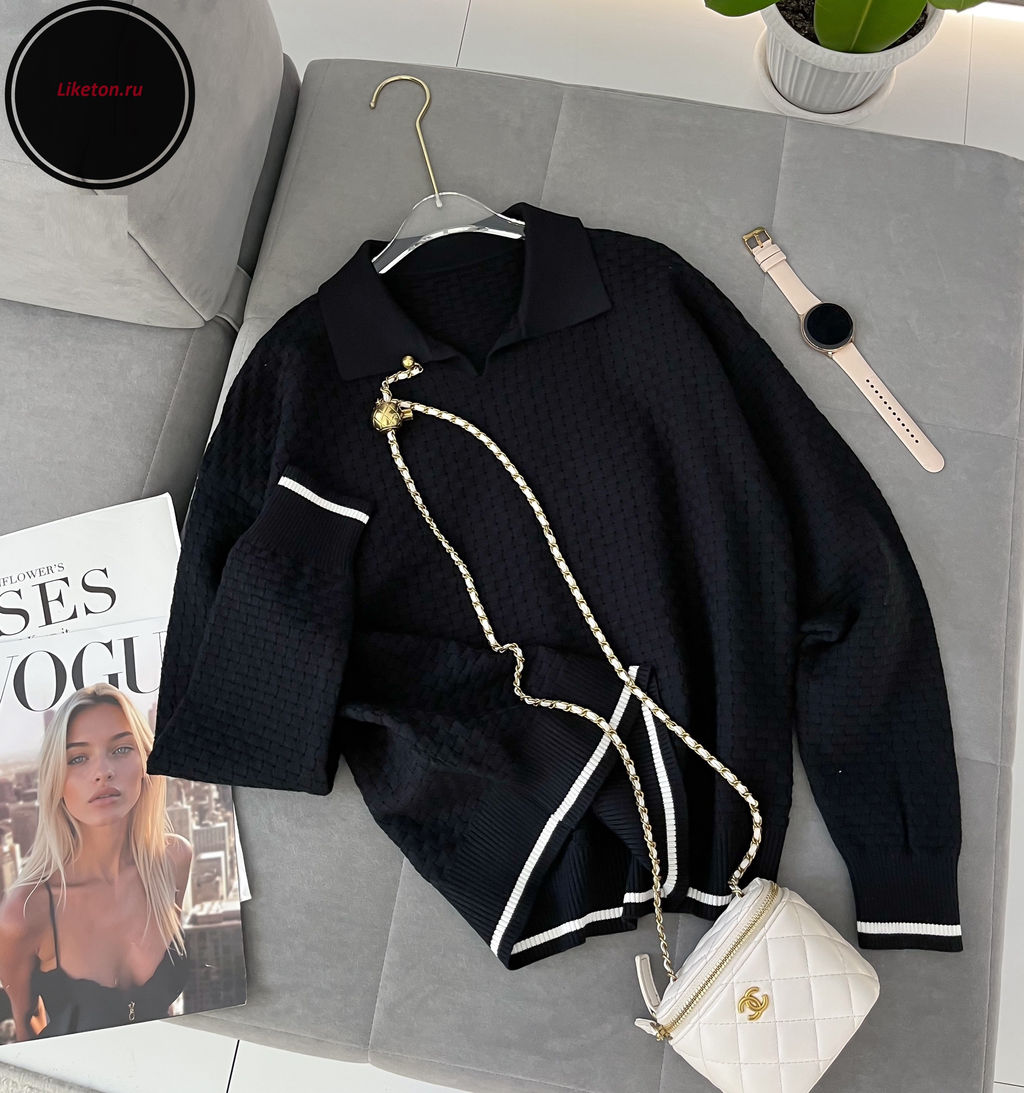 Свитер-поло