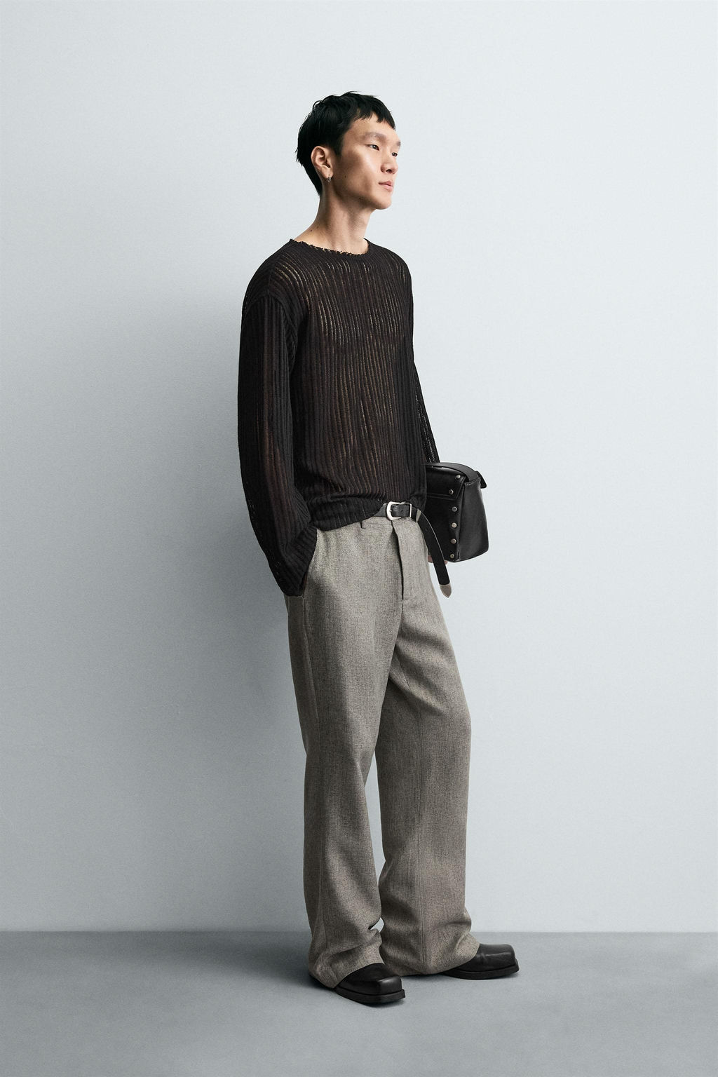 OPEN KNIT SWEATER - Zara фото 4