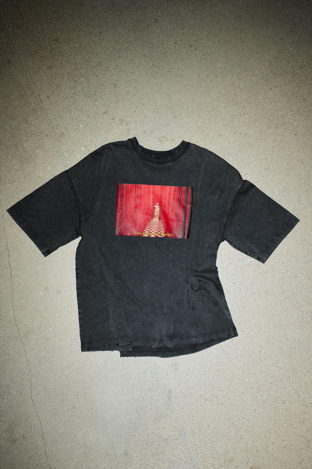 TWIN PEAKS METALLIC PRINT T-SHIRT