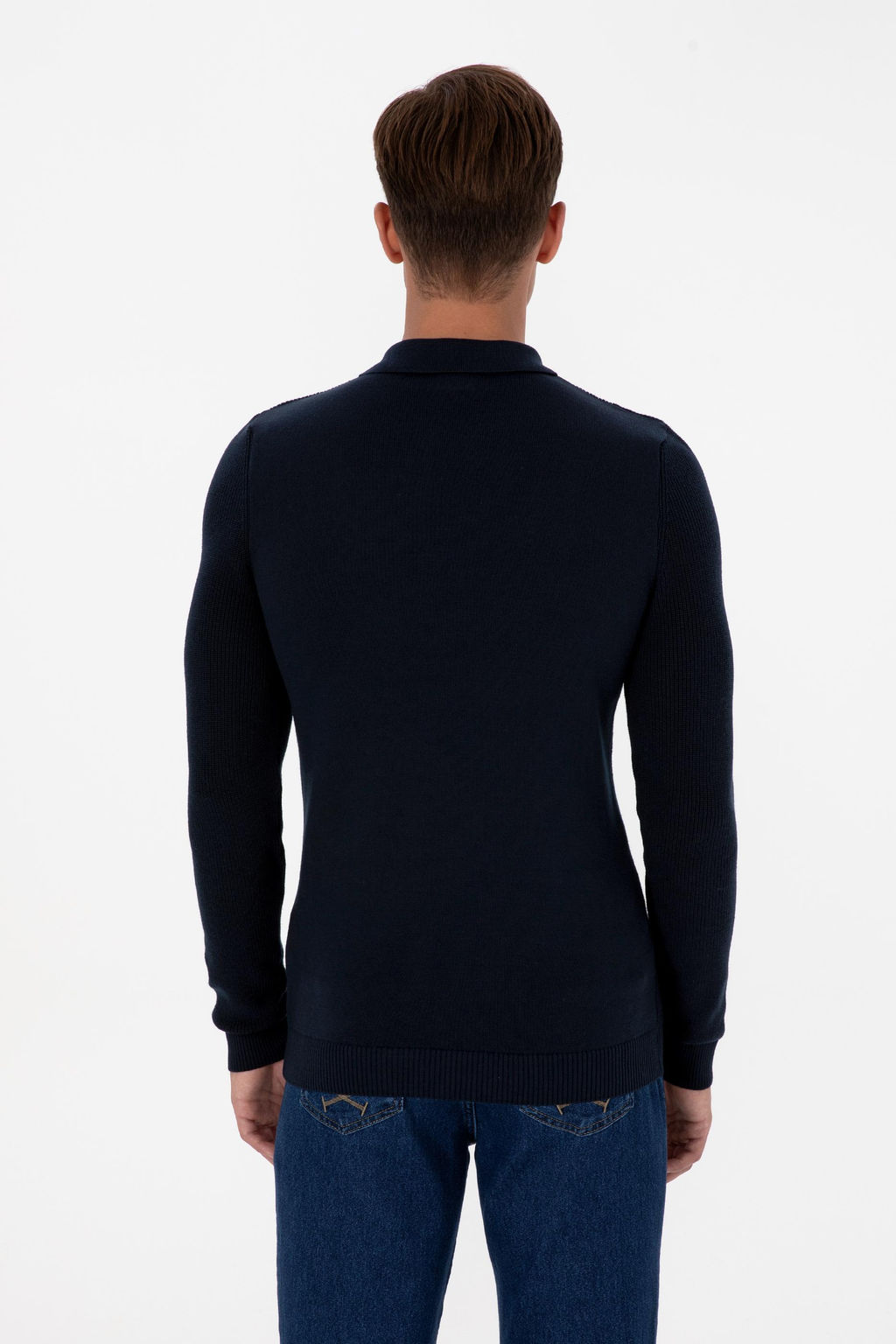 Erkek Lacivert Basic Kazak - U.s. polo assn фото 5