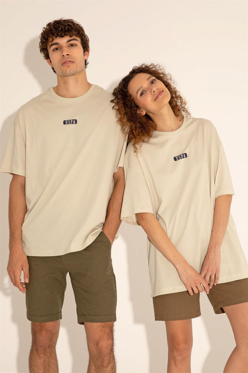 Футболка мужская U.S. Polo Assn хлопок stone  фото 9