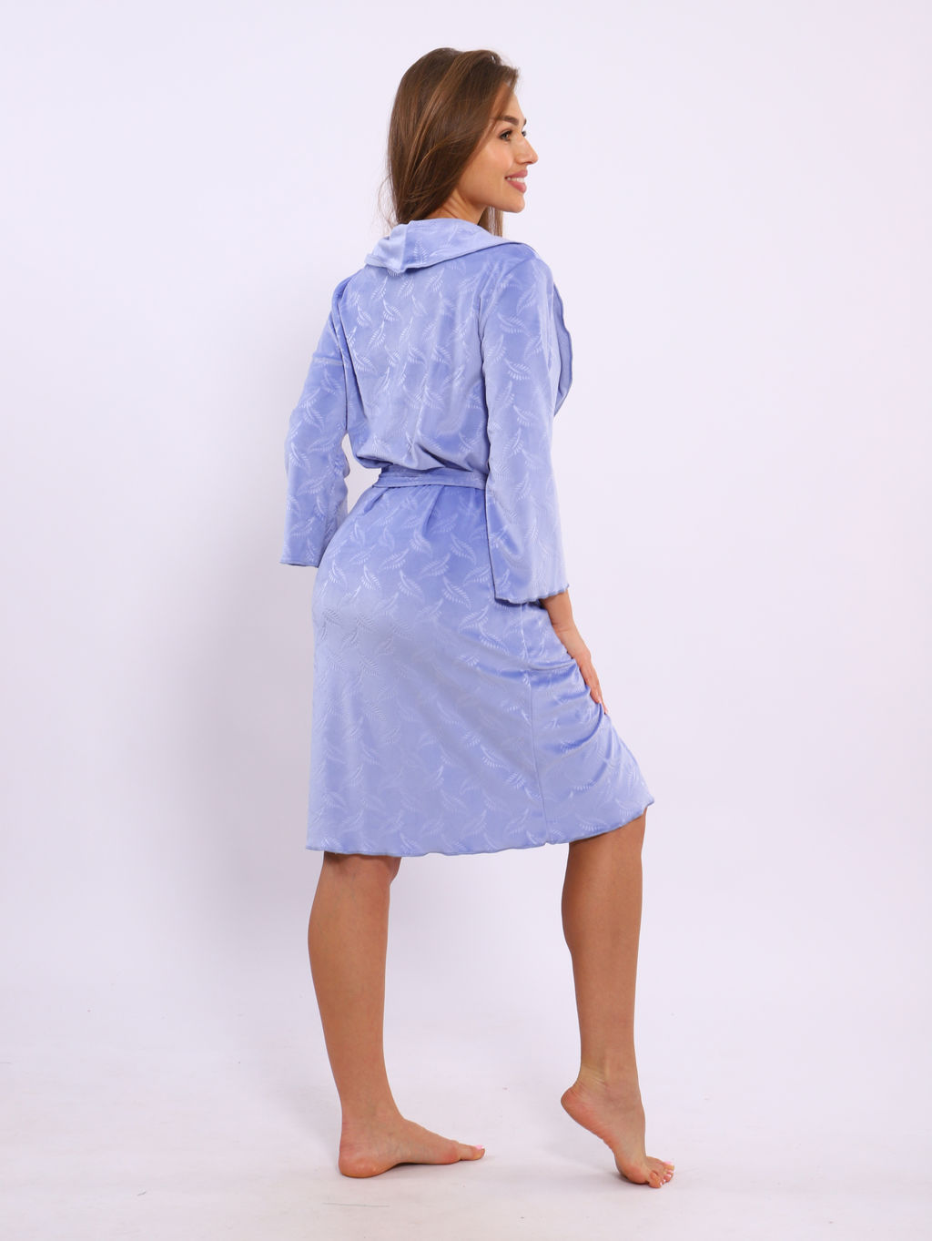 Халат женский 3-221а (индиго)